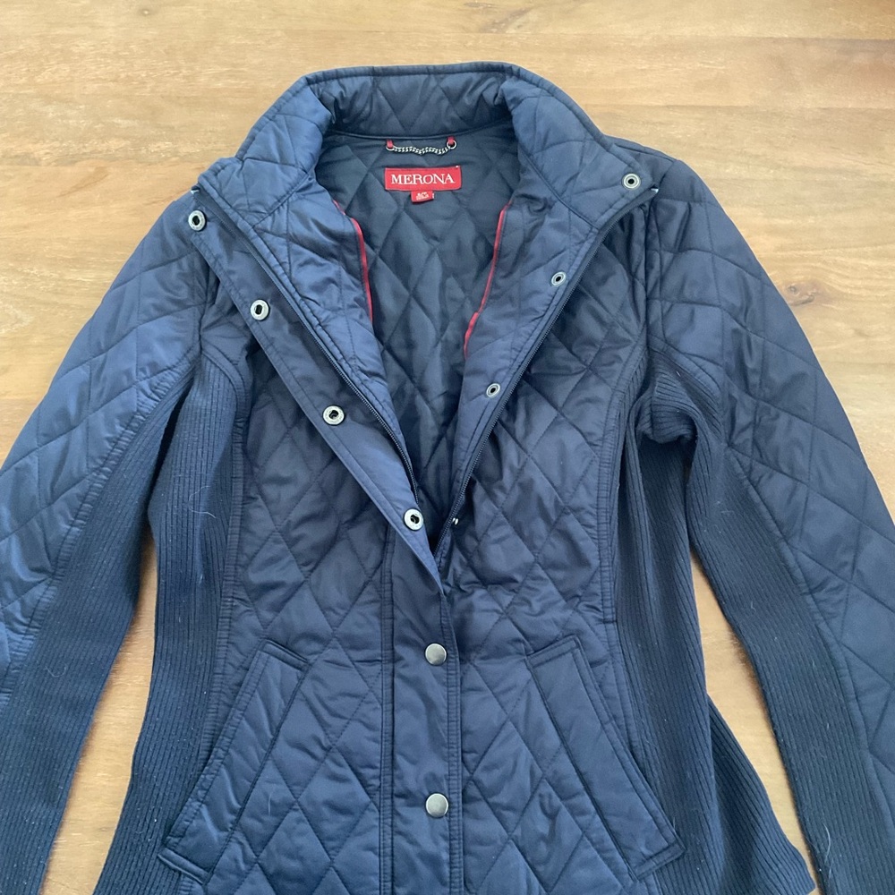 Merona Women's Quilted Jacket - Black